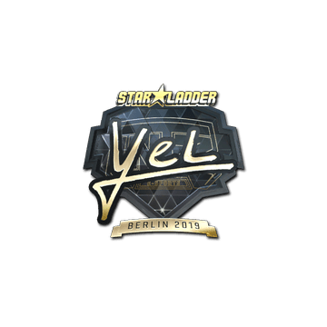 Sticker | yel (Gold) | Berlin 2019