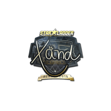 Sticker | xand (Gold) | Berlin 2019