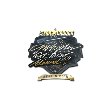 Sticker | GeT_RiGhT (Gold) | Berlin 2019