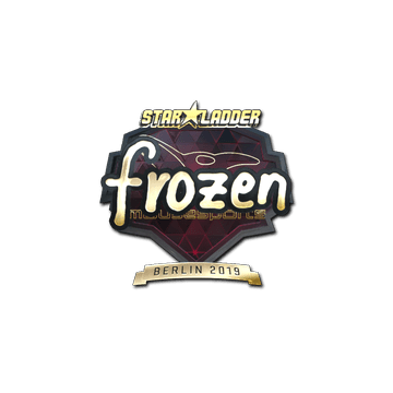 Sticker | frozen (Gold) | Berlin 2019