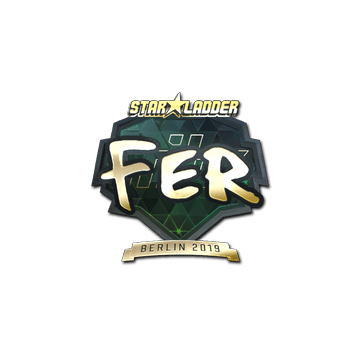 Sticker | fer (Gold) | Berlin 2019