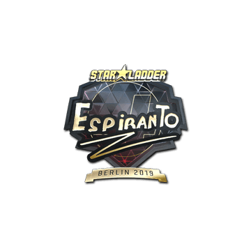 Sticker | EspiranTo (Gold) | Berlin 2019