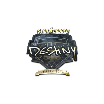Sticker | DeStiNy (Gold) | Berlin 2019