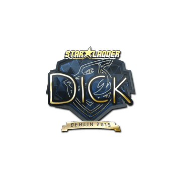 Sticker | DickStacy (Gold) | Berlin 2019
