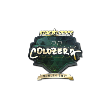 Sticker | coldzera (Gold) | Berlin 2019