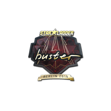 Sticker | buster (Gold) | Berlin 2019