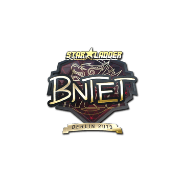 Sticker | BnTeT (Gold) | Berlin 2019