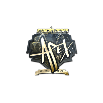 Sticker | apEX (Gold) | Berlin 2019