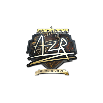 Sticker | AZR (Gold) | Berlin 2019