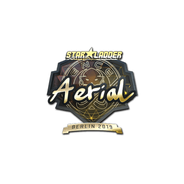 Sticker | Aerial (Gold) | Berlin 2019