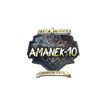 Sticker | AmaNEk (Gold) | Berlin 2019