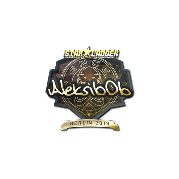 Sticker | Aleksib (Gold) | Berlin 2019