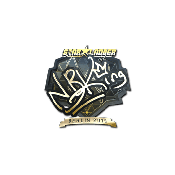 Sticker | NBK- (Gold) | Berlin 2019