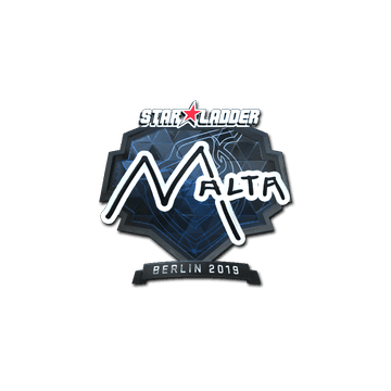 Sticker | malta (Foil) | Berlin 2019