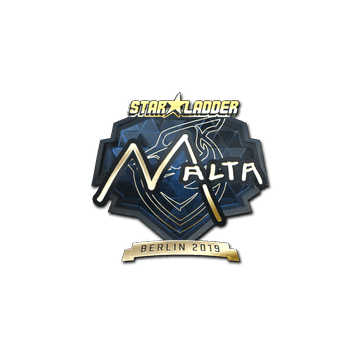 Sticker | malta (Gold) | Berlin 2019