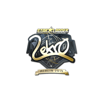 Sticker | Lekr0 (Gold) | Berlin 2019