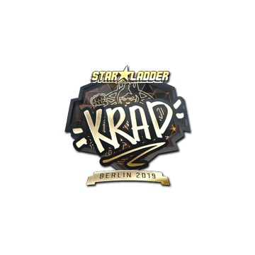 Sticker | Krad (Gold) | Berlin 2019