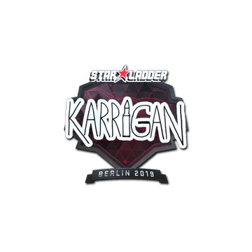 Sticker | karrigan (Foil) | Berlin 2019