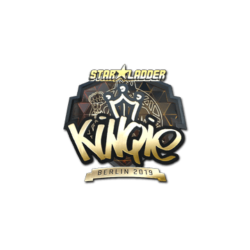 Sticker | kinqie (Gold) | Berlin 2019