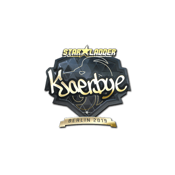 Sticker | Kjaerbye (Gold) | Berlin 2019
