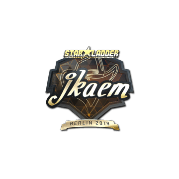 Sticker | jkaem (Gold) | Berlin 2019