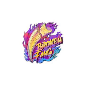 Sticker - Broken Fang (Holo)