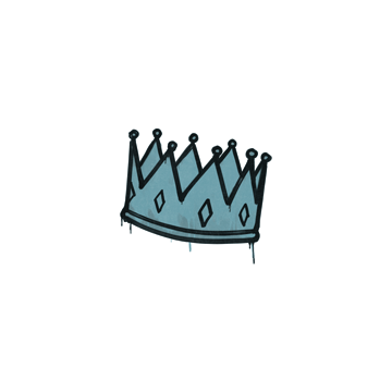 Sealed Graffiti | King Me (Wire Blue)