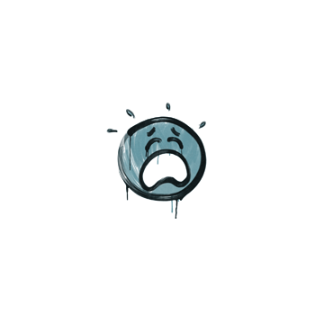Sealed Graffiti | QQ (Wire Blue)