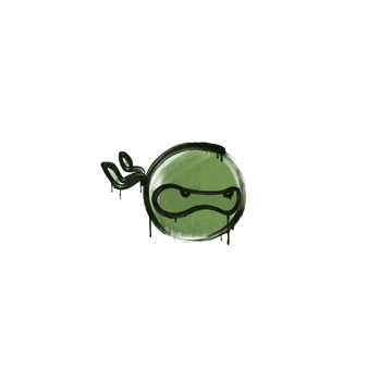 Sealed Graffiti | Ninja (Battle Green)