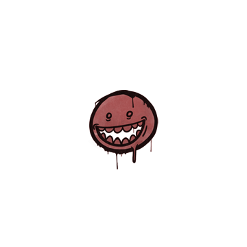Sealed Graffiti | Mr. Teeth (Blood Red)