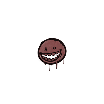 Sealed Graffiti | Mr. Teeth (Brick Red)