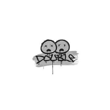 Sealed Graffiti | Double (Shark White)