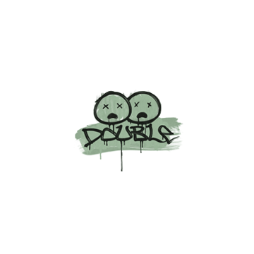 Sealed Graffiti | Double (Cash Green)