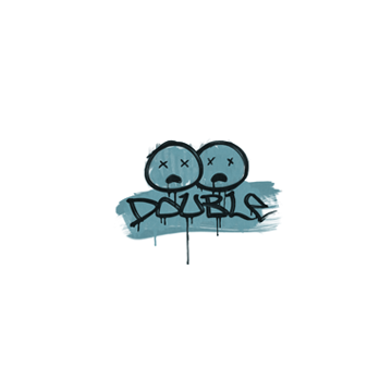 Sealed Graffiti | Double (Wire Blue)