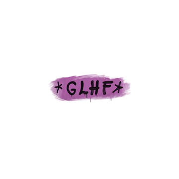 Sealed Graffiti | GLHF (Bazooka Pink)