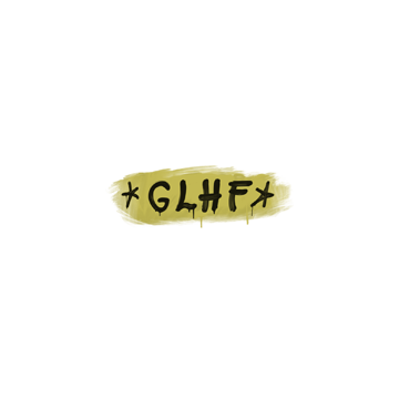 Sealed Graffiti | GLHF (Tracer Yellow)