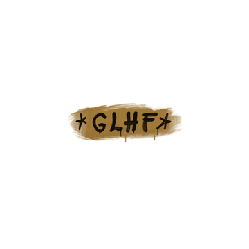 Sealed Graffiti | GLHF (Desert Amber)