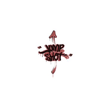 Sealed Graffiti | Jump Shot (Blood Red)