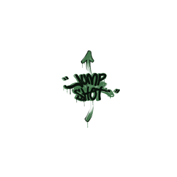 Sealed Graffiti | Jump Shot (Jungle Green)
