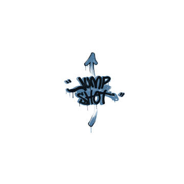 Sealed Graffiti | Jump Shot (Monarch Blue)
