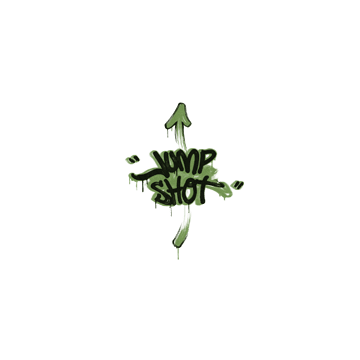 Sealed Graffiti | Jump Shot (Battle Green)