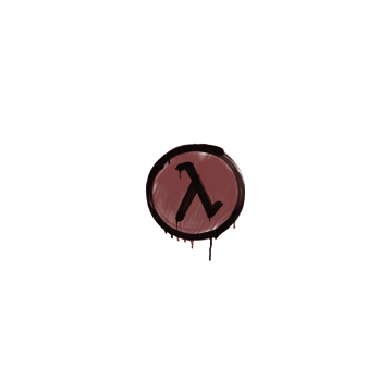 Sealed Graffiti | Lambda (Brick Red)