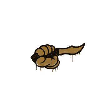 Sealed Graffiti | Backstab (Desert Amber)