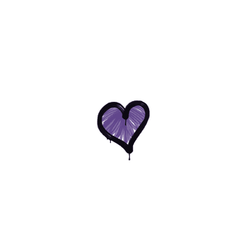 Sealed Graffiti | Heart (Monster Purple)