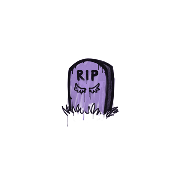 Sealed Graffiti | Tombstone (Violent Violet)