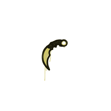 Sealed Graffiti | Karambit (Tracer Yellow)