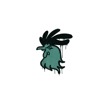 Sealed Graffiti | Cocky (Frog Green)