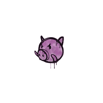Sealed Graffiti | Piggles (Bazooka Pink)