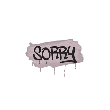 Sealed Graffiti | Sorry (War Pig Pink)