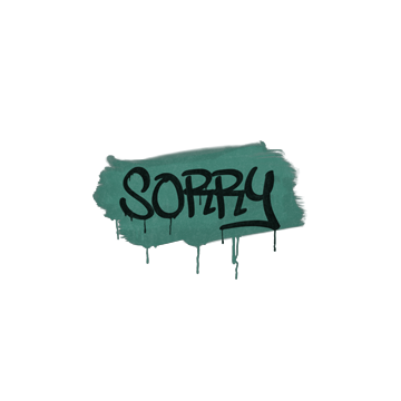 Sealed Graffiti | Sorry (Frog Green)